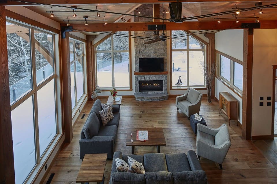 Emma Lake Timber Frame Log Home 19 | Streamline Design