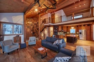 Emma Lake Timber Frame Log Home 6 | Streamline Design