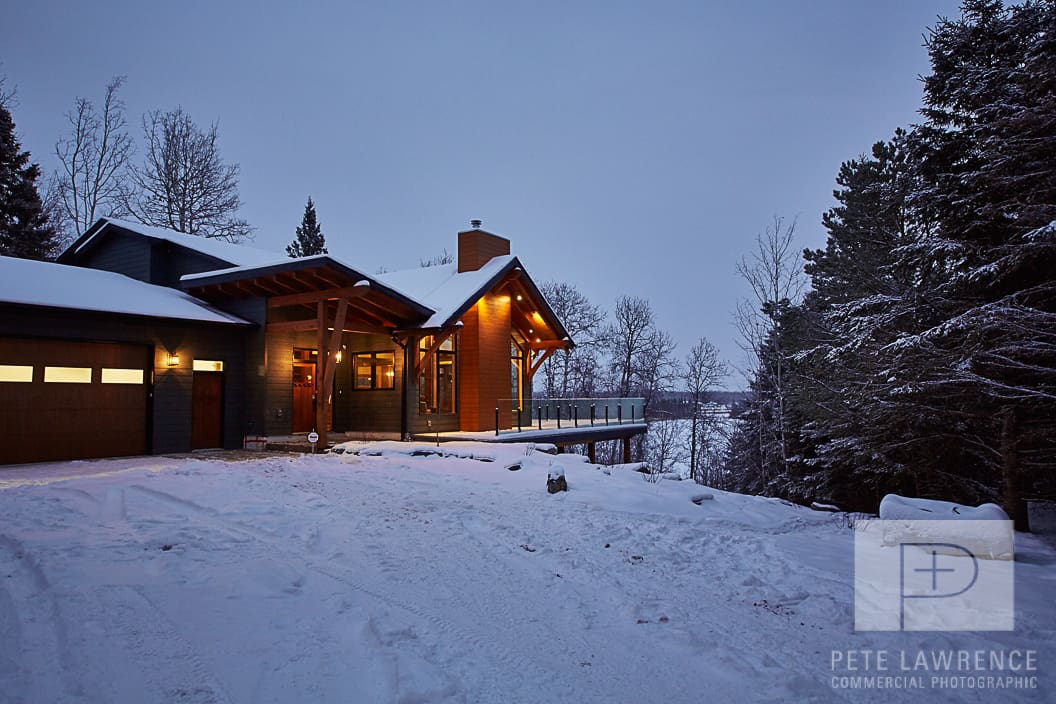 Emma Lake Timber Frame Log Home 9 | Streamline Design