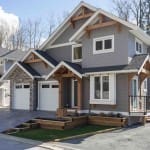 Straiton Timber Frame Home Front Yard | Streamline Design Ltd