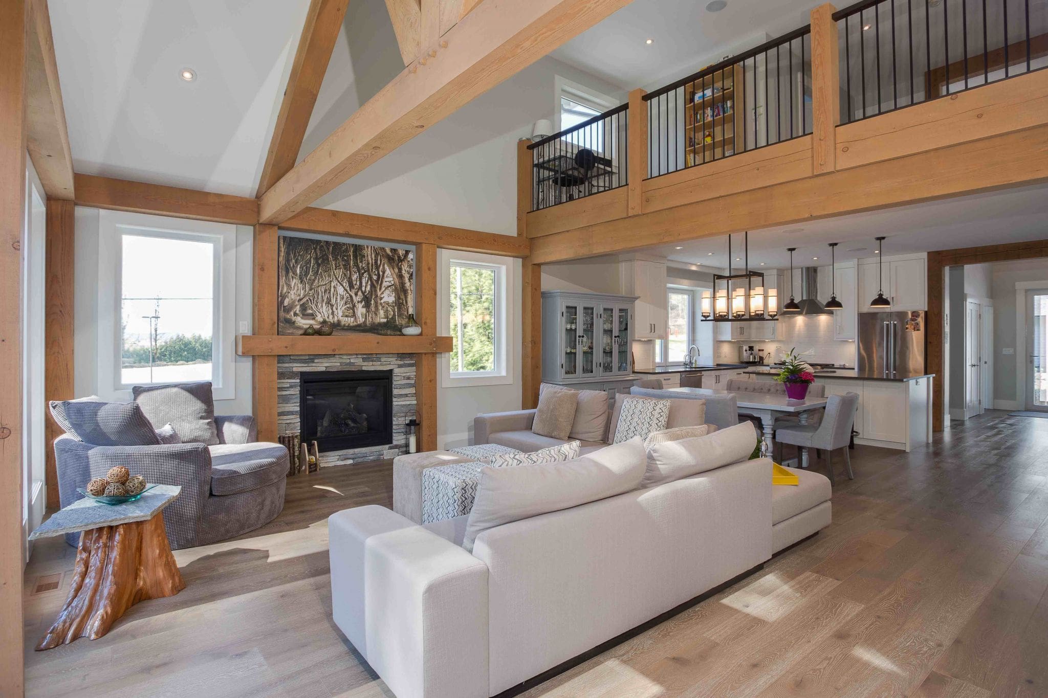 Straiton Timber Frame Home Living Room | Streamline Design Ltd