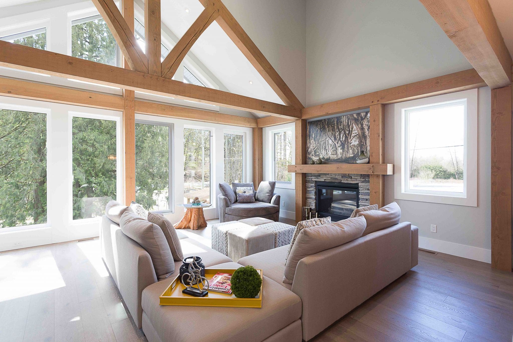 Straiton Timber Frame Home in Abbotsford | Streamline Design Ltd