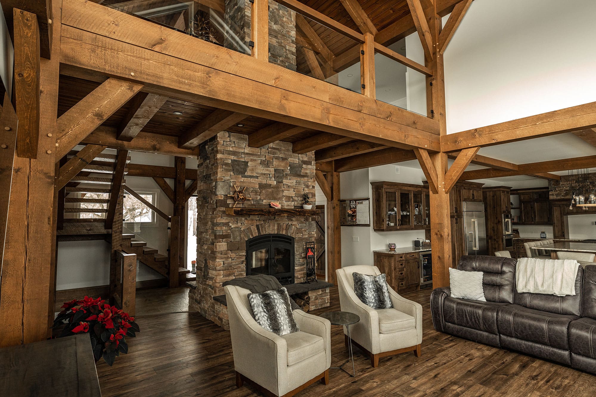 Timber Frame Home Design 6,161 square feet